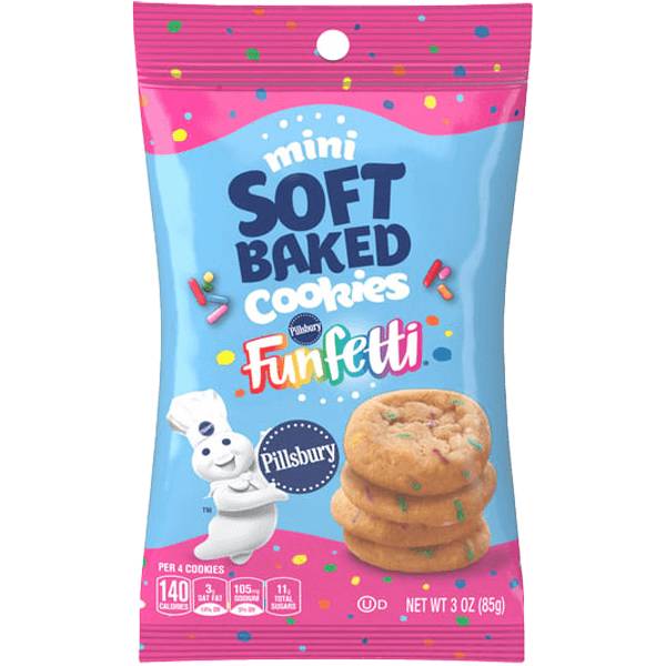 Pillsbury Funfetti Soft Baked Mini Cookies 3oz