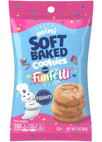 Pillsbury Funfetti Soft Baked Mini Cookies 3oz