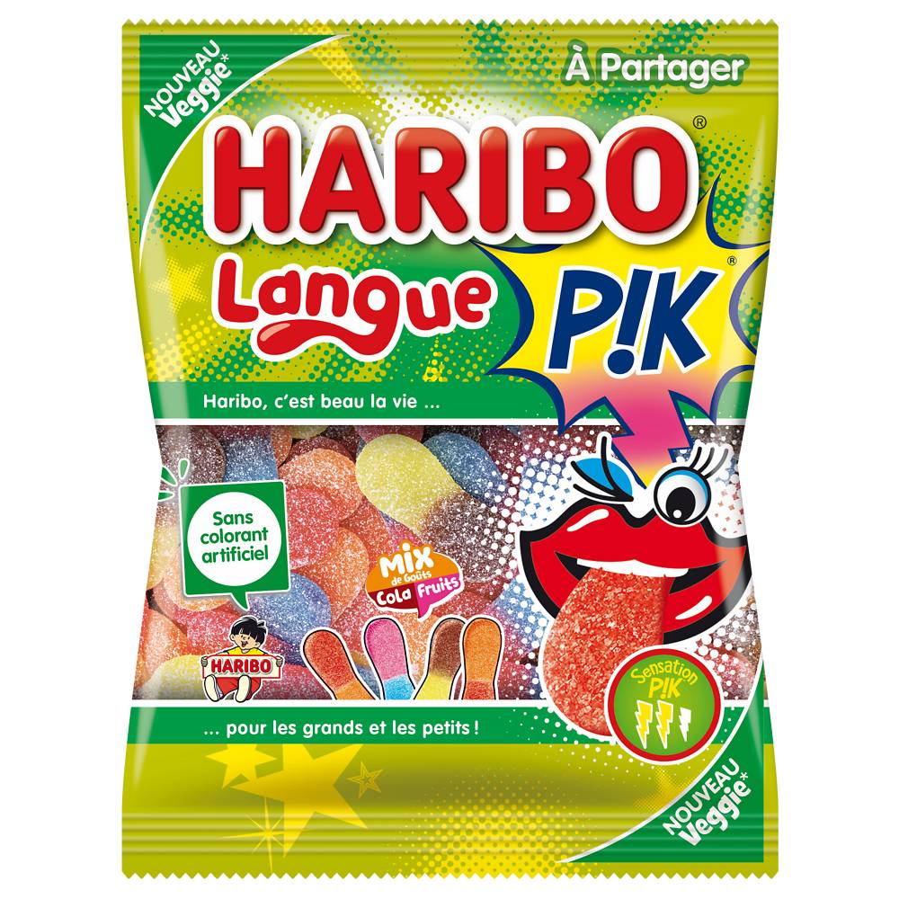 Haribo - Confiserie gélifiée acidifiée (180g)