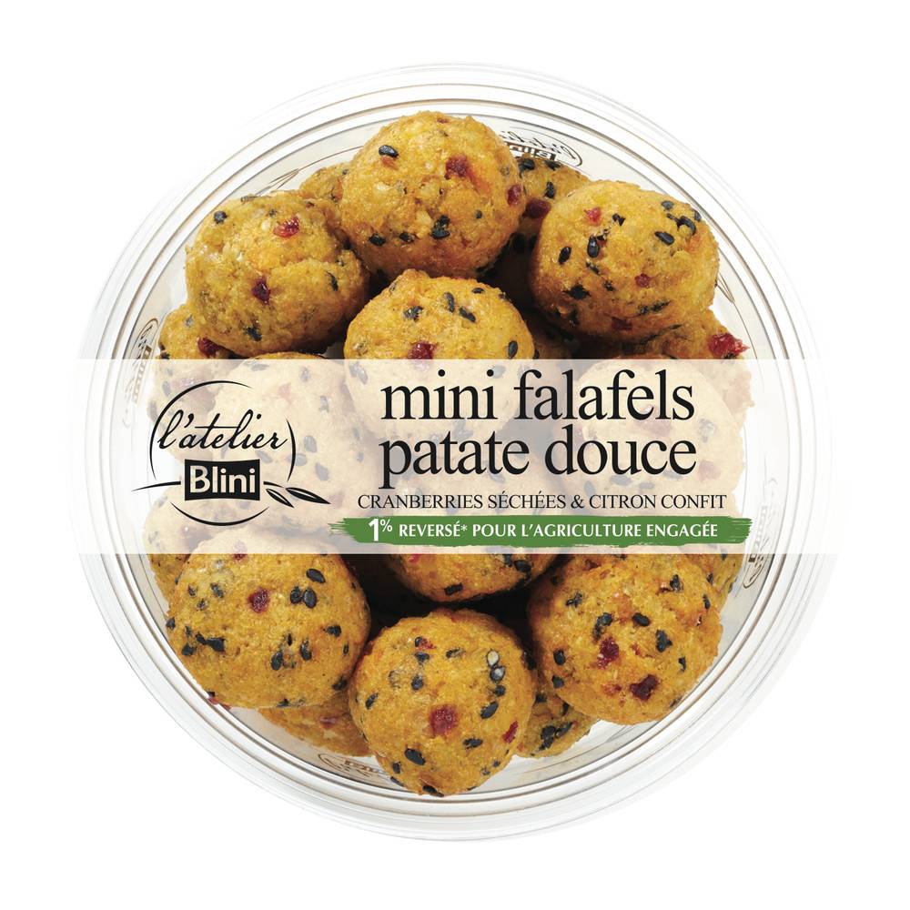 L'atelier Blini - Petit falafels patate douce (120g)