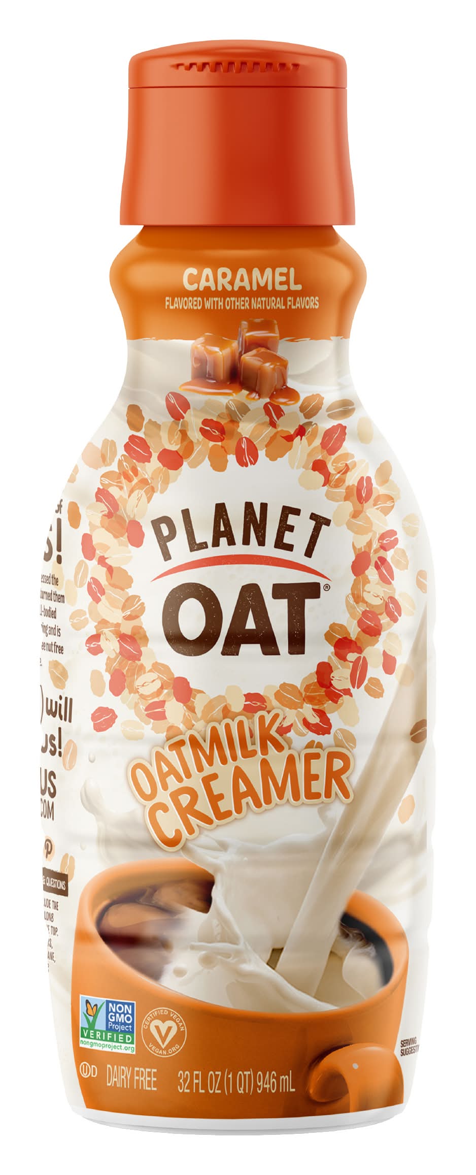 Planet Oat Oatmilk Creamer, Caramel (32 fl oz)