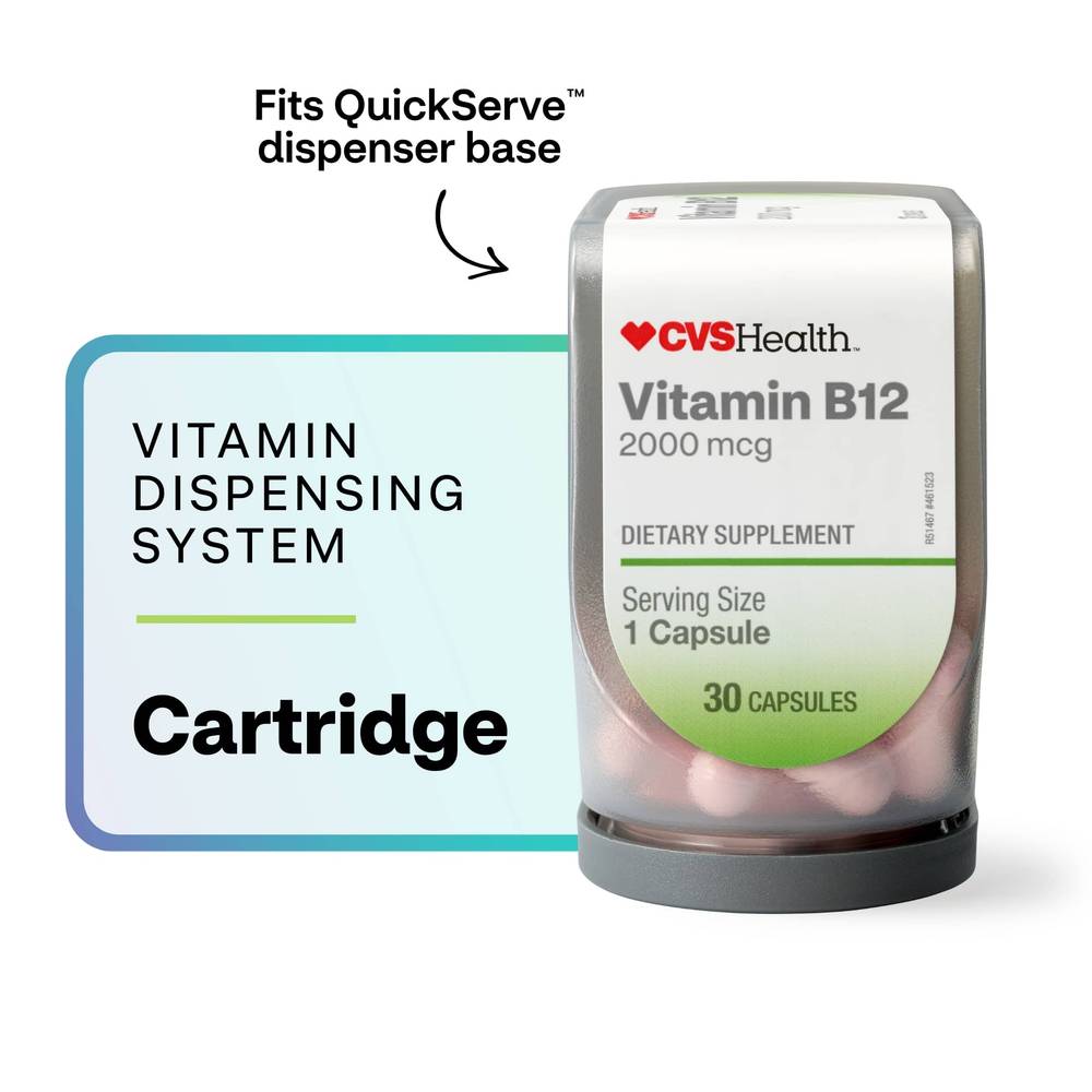 Cvs Health Quickserve Vitamin B12 Vitamin Cartridge Capsules