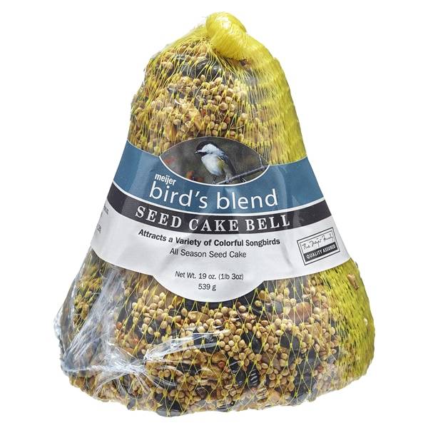 Meijer Seed Cake Bell, Bird's Blend, 19 oz