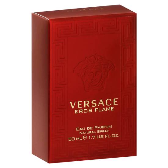 Versace Eau De Parfum, Eros Flame, Natural Spray - 1.7 fl oz