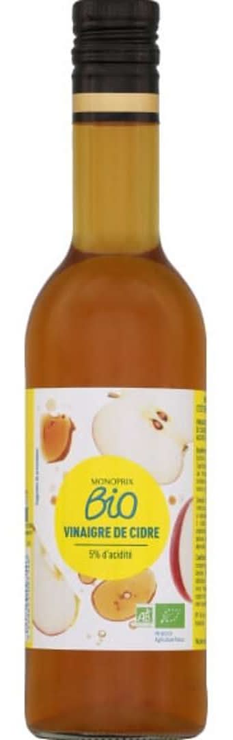 Monoprix - Vinaigre de cidre bio (500ml)