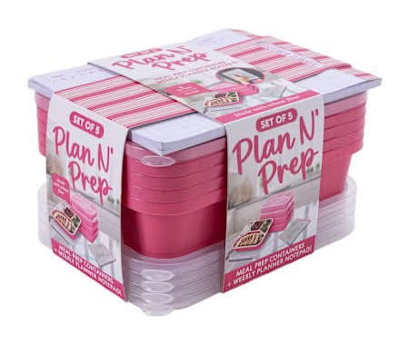 Plan N' Prep Set 5-Pack Pink