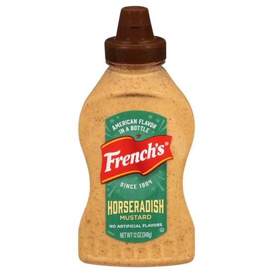 French's Horseradish Mustard Bottle