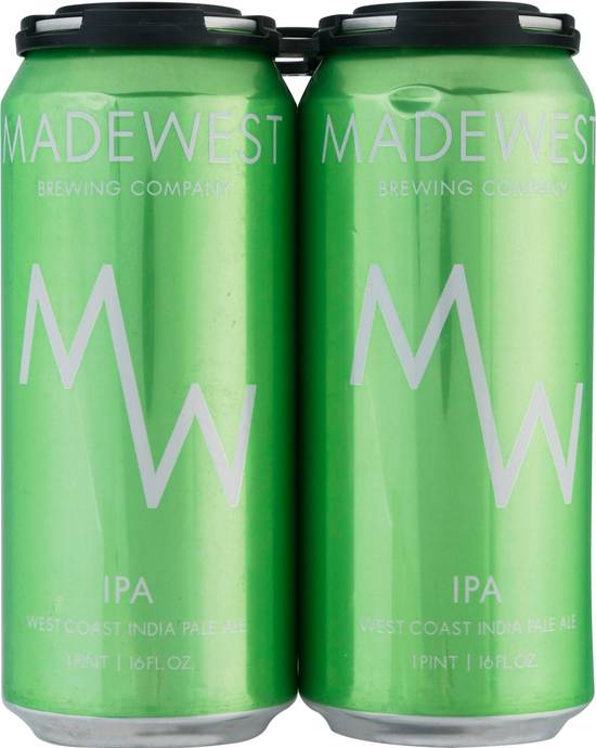 Madewest Brewing Co. Domestic Ipa Beer (4 ct, 16 fl oz)
