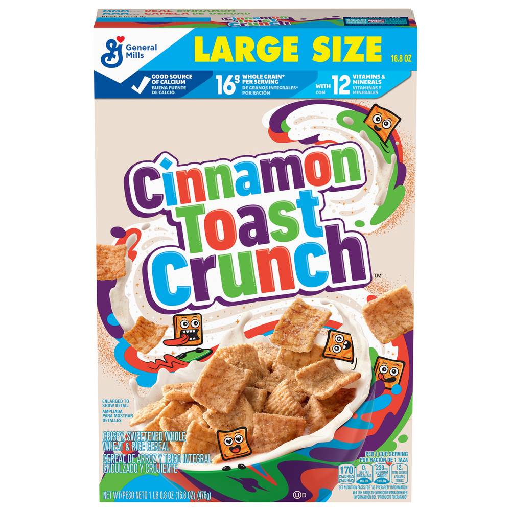 Cinnamon Toast Crunch Cereal With Whole Grain