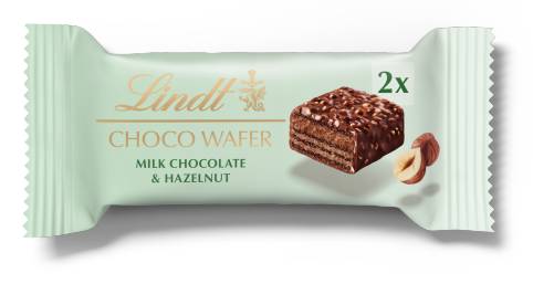Lindt Milk Chocolate & Hazelnut, Choco Wafer Treat pack (30g)