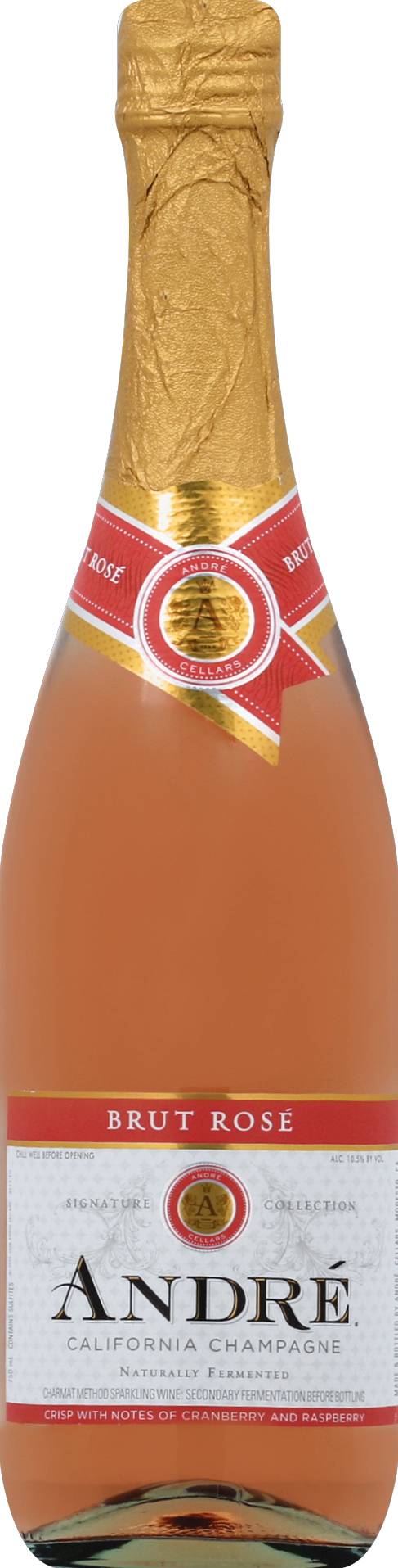 Andre California Brut Rose Champagne Wine (750 ml)