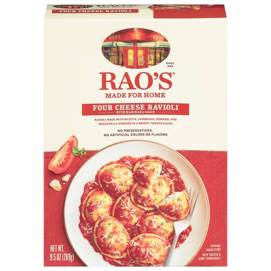 Rao's Four Cheese Ravioli With Marinara Sauce