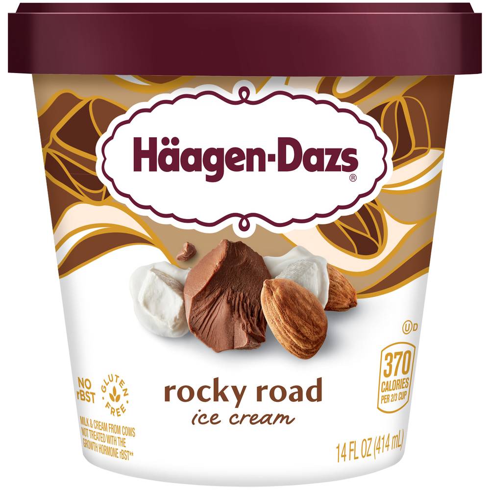 Häagen-Dazs Rocky Road Ice Cream (14 fl oz)