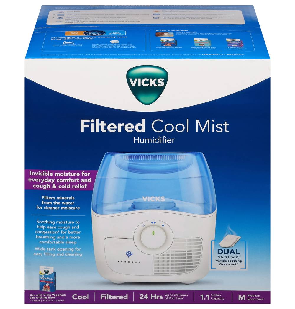 Vicks Filtered Cool Mist Humidifier, M
