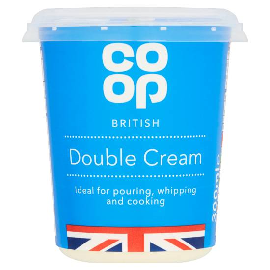 Co-op British Double Cream (300ml)