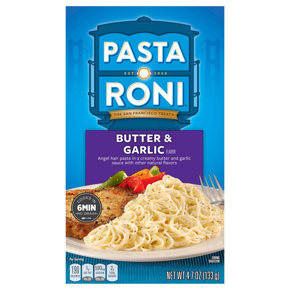 Pasta Roni Angel Hair Pasta, Butter-Garlic (4.7 oz)