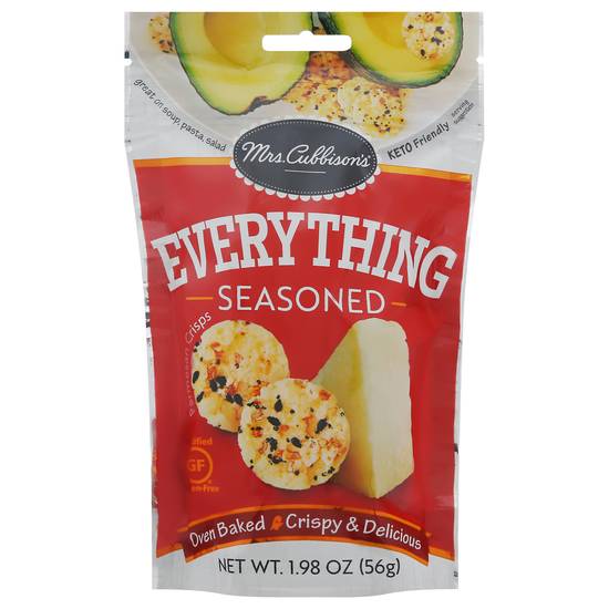 Mrs. Cubbison's Everything Seasoned Parmesan Crisps
