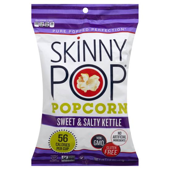 Skinny Pop Gluten Free Sweet & Salty Kettle Popcorn (1.9 oz)