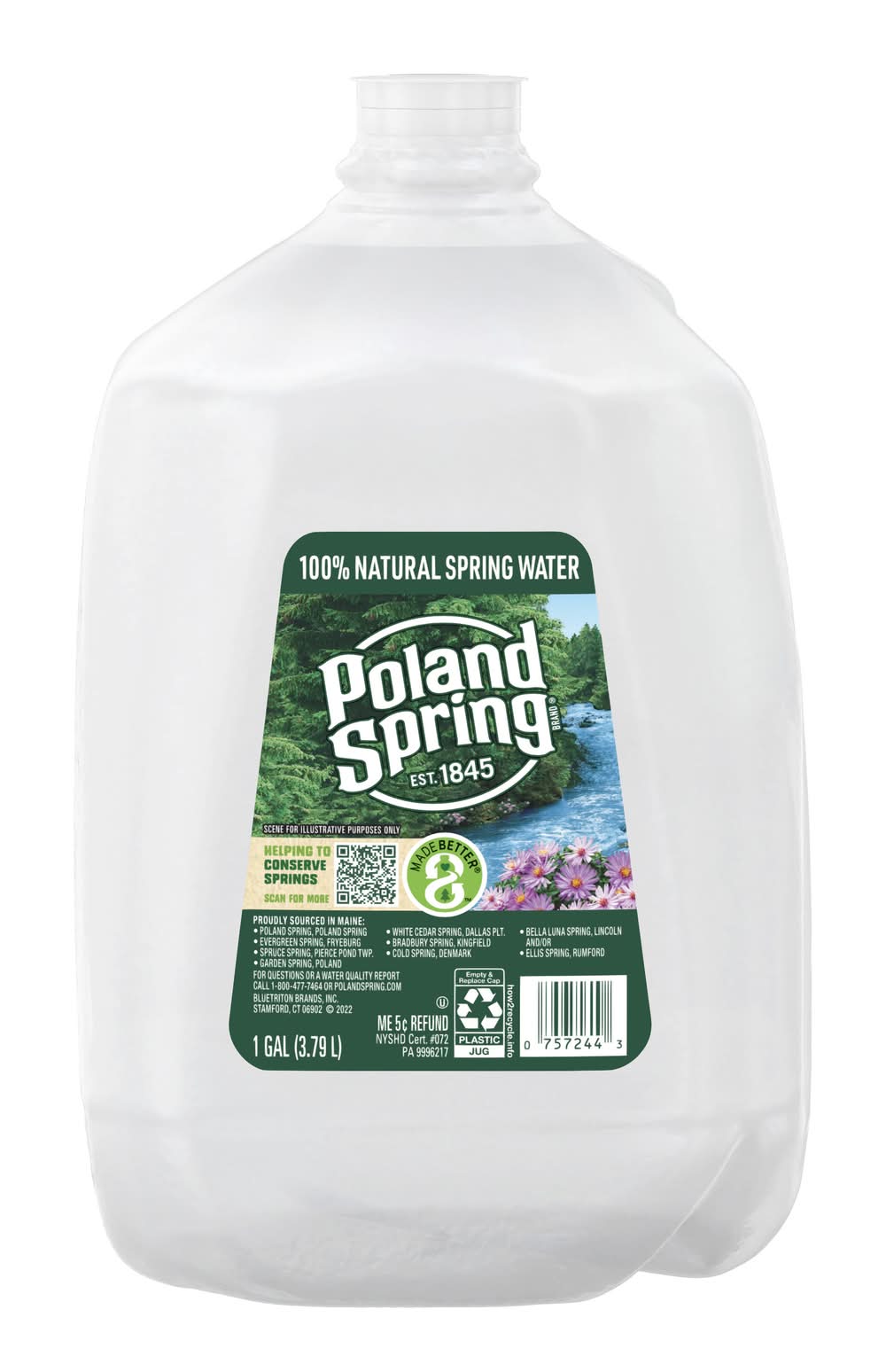 Poland Spring 100% Natural Water (1 gal)