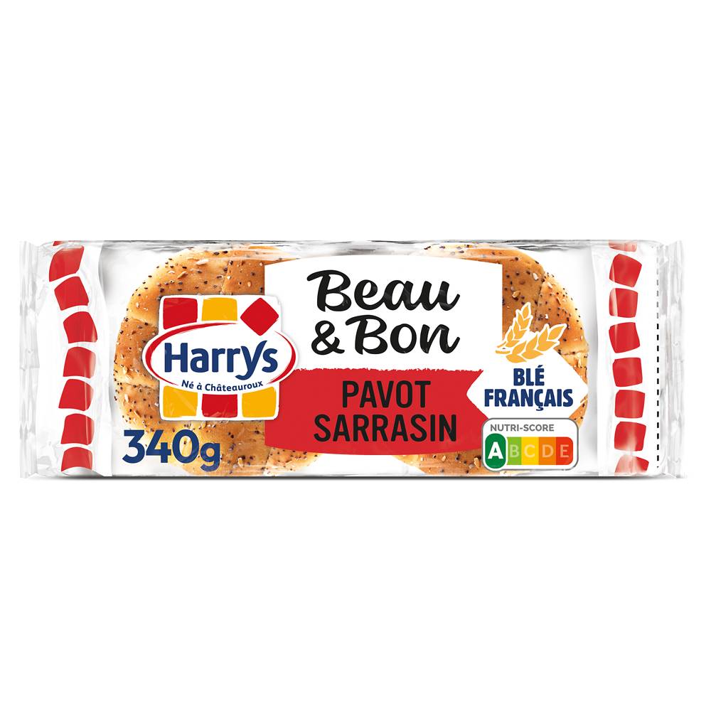 Harrys - Beau & bon pain burger pavot sarrasin
