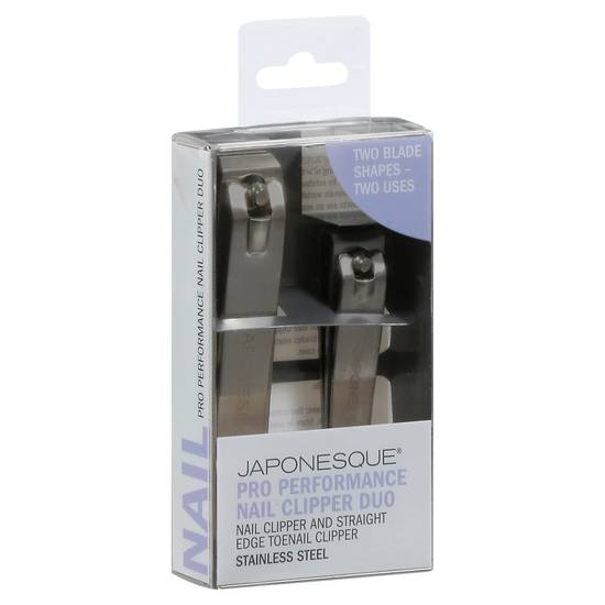 Japonesque Pro Performance Nail Clipper Duo (2 ct)