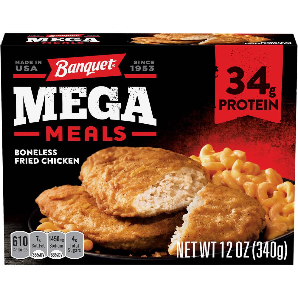 Banquet Mega Meals Boneless Fried Chicken (12 oz)