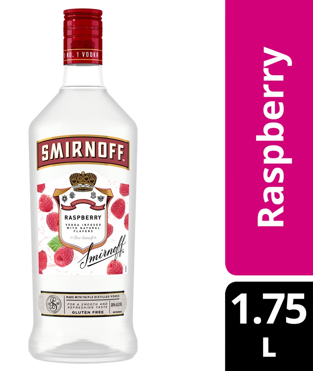 Smirnoff Vodka, Raspberry (1.75 L)