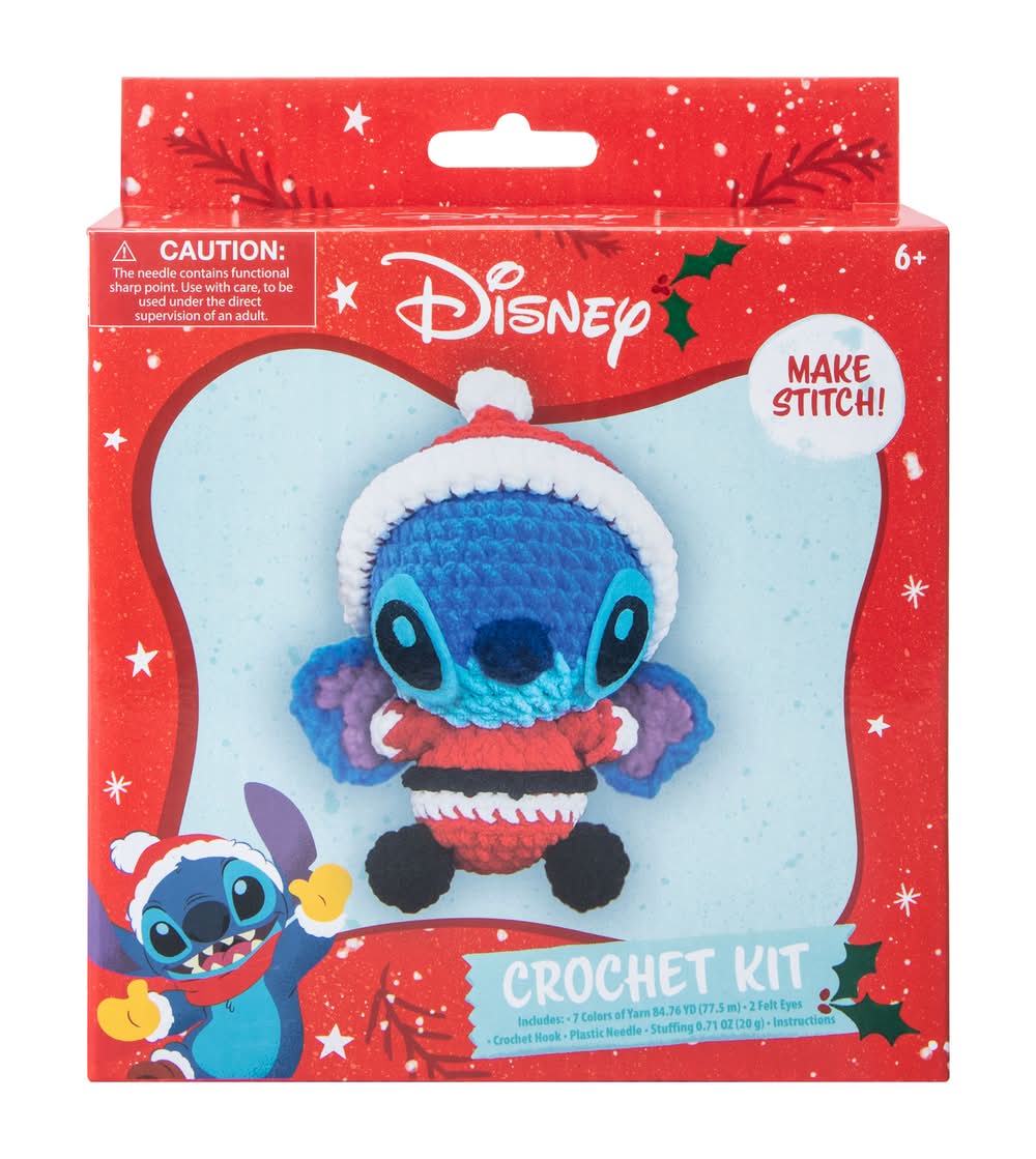Disney Seasonal Crochet Kit Stitch Santa