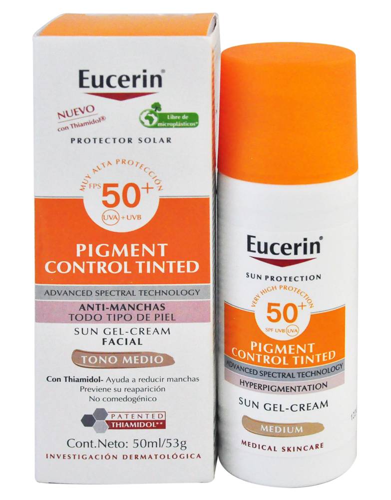 Eucerin BQ SOLAR ANT-MANCH 50+T/MED*50ML