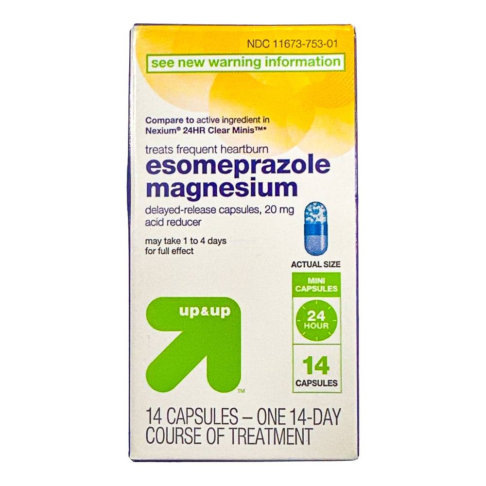 up&up Esomeprazole Magnesium Mini Capsules 20mg (14 ct)
