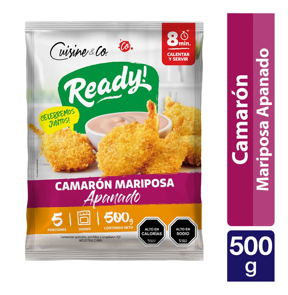 Cuisine & Co · Camarón mariposa apanado (5 un)