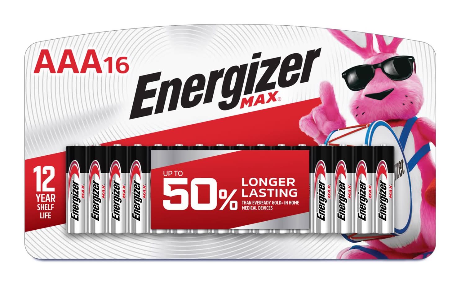 Energizer Max Aaa Alkaline Batteries 16 Pk Carded
