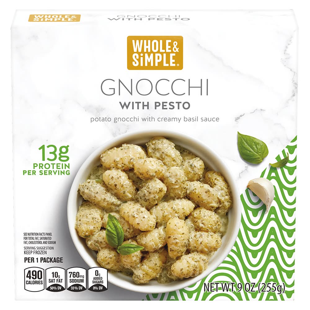 Whole & Simple Gnocchi With Pesto (9 oz)