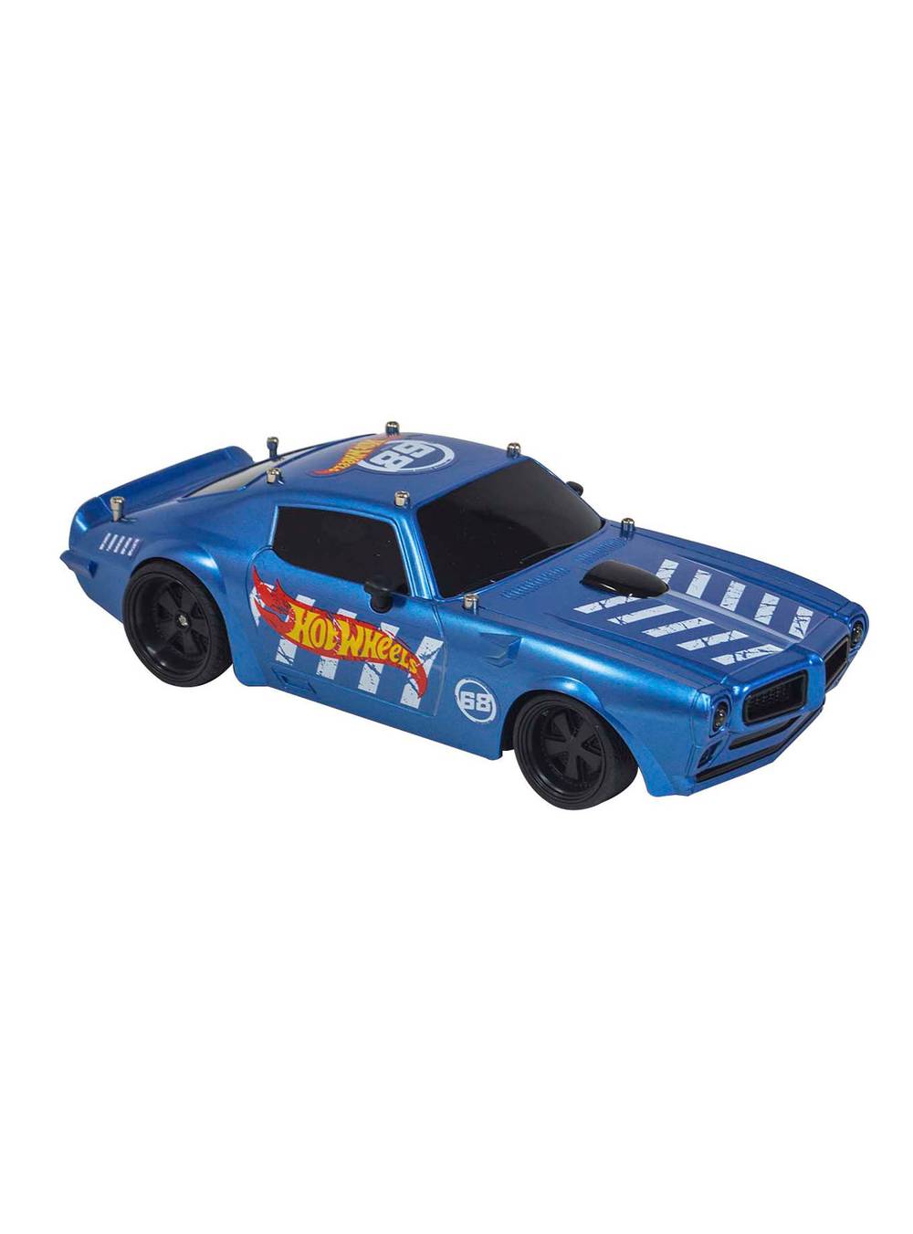 Hot wheels auto a control remoto 1:18 speed king (azul)