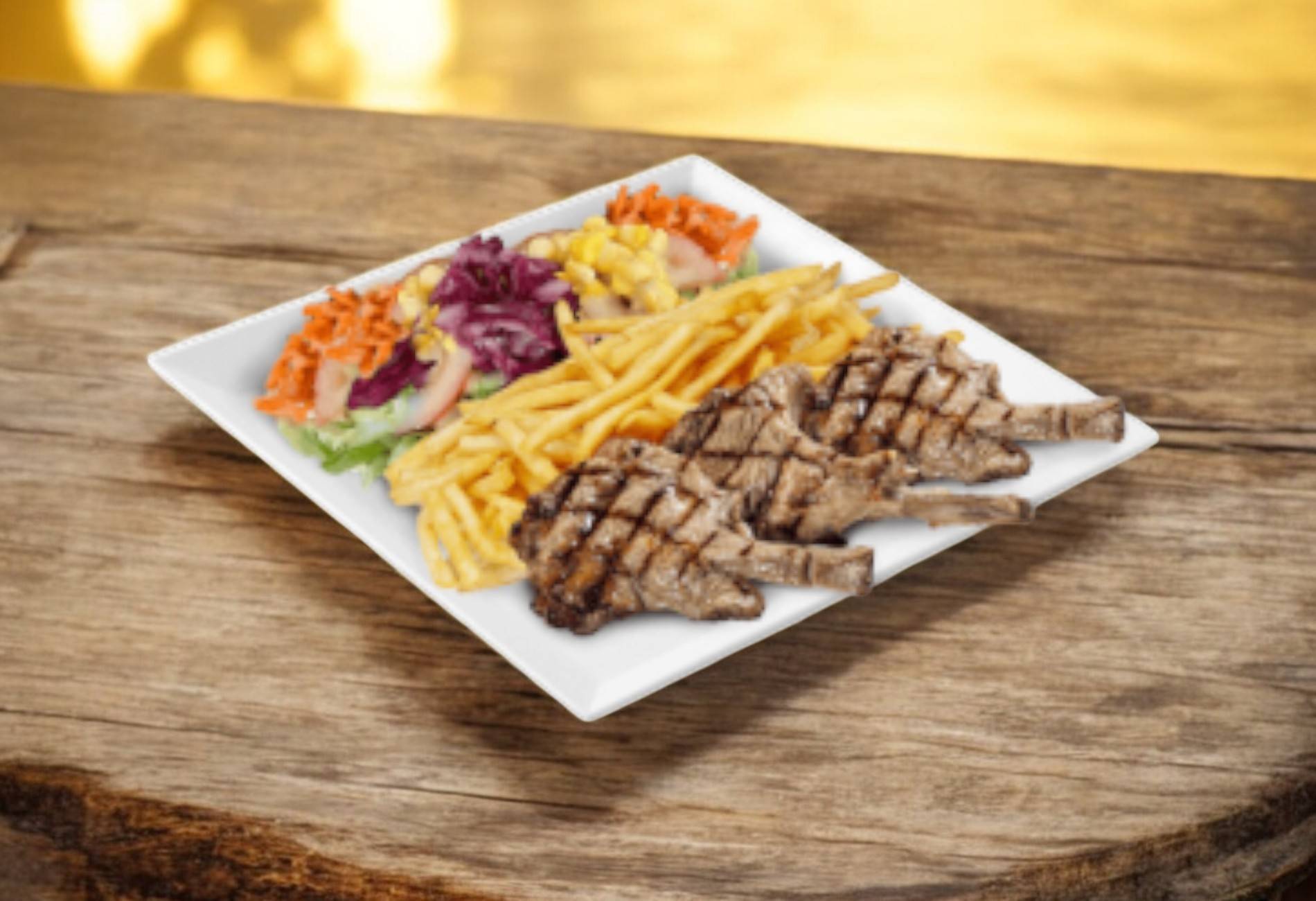 🥩 Assiette Côtelettes d'Agneau