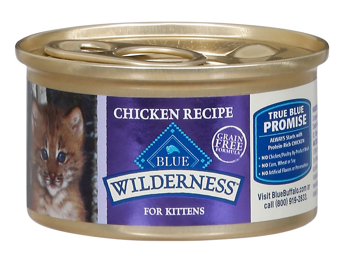 Blue Buffalo Wilderness Formula Chicken Recipe For Kittens (3 oz)