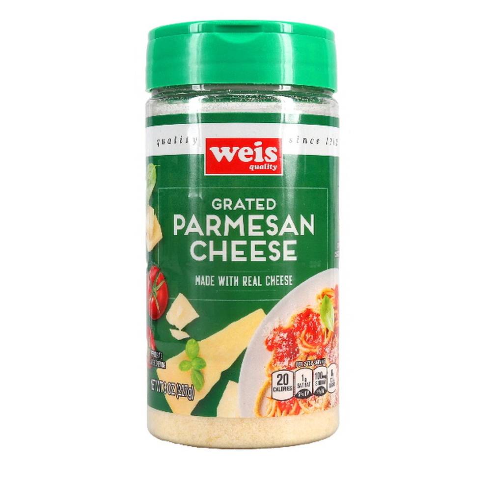 Weis Quality Cheese Grated Canister Parmesan