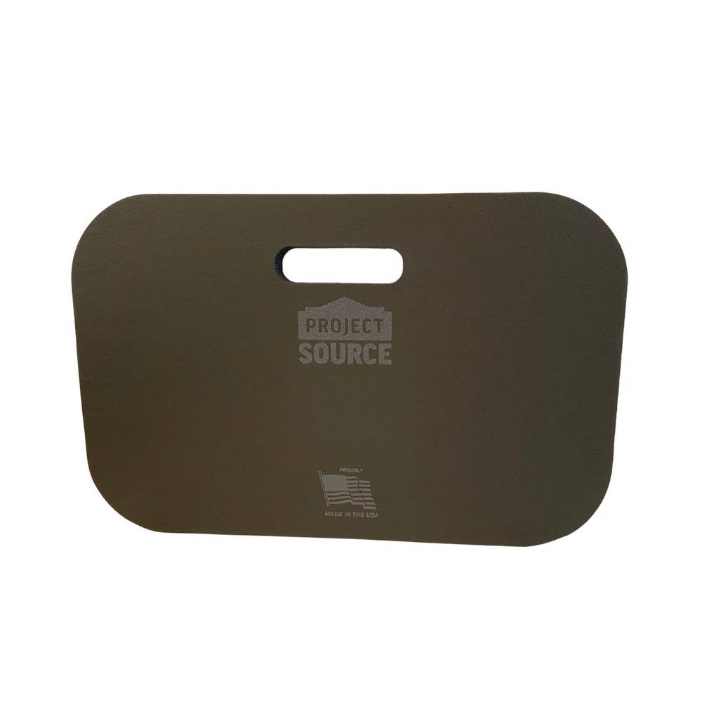 Project Source Black 17-in x 11-in Rubber Kneeling Pad | EE000446