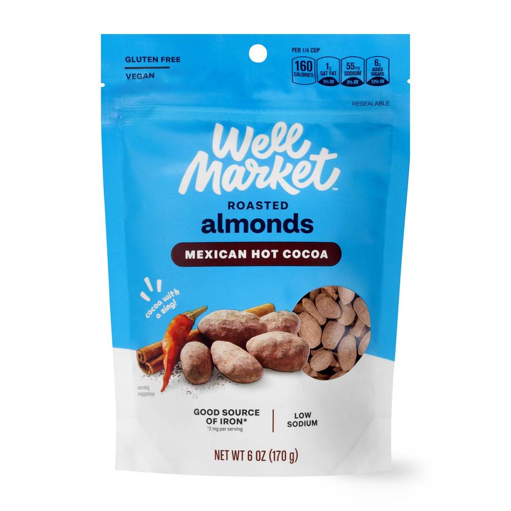 Well Market Roasted Mexican Hot Cocoa Almonds (6 oz)