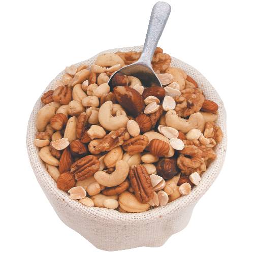 Roasted Unsalted Mixed Nuts & No Peanuts