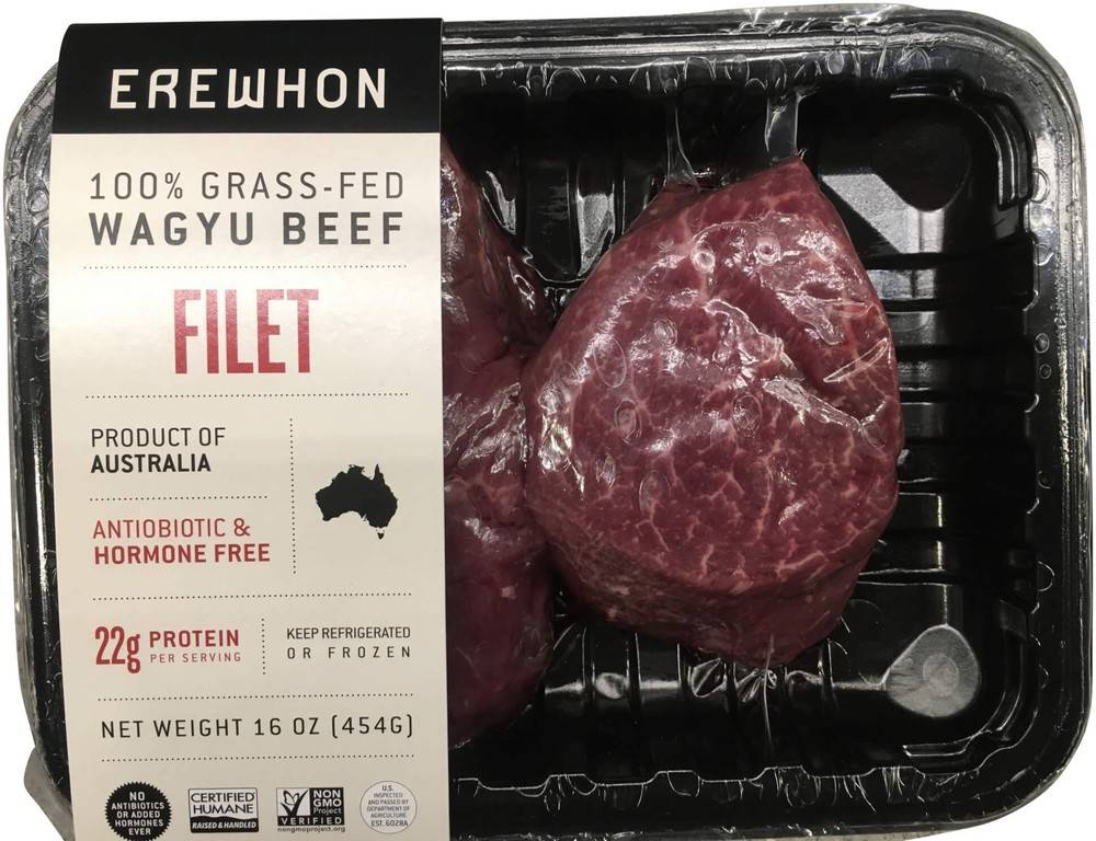 Erewhon Filet Wagyu Beef