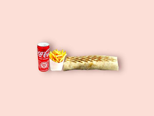 Menu Galette kebab poulet