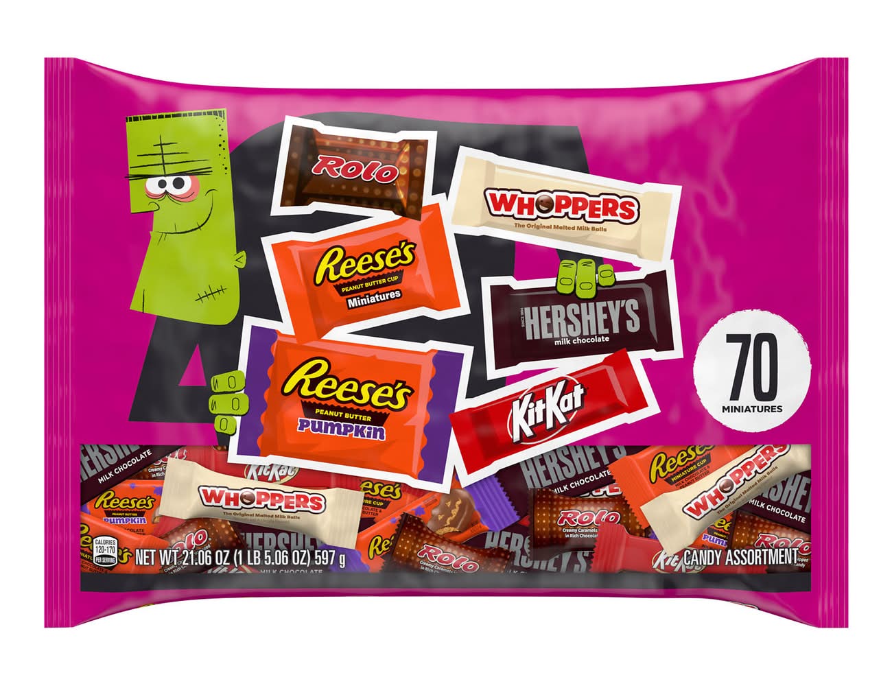 Hershey's Halloween Variety pack Candies (21.06 oz, 70 ct)