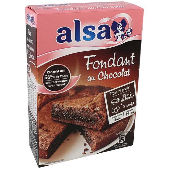 Préparation pour Gâteau - Fondant au chocolat 320g ALSA