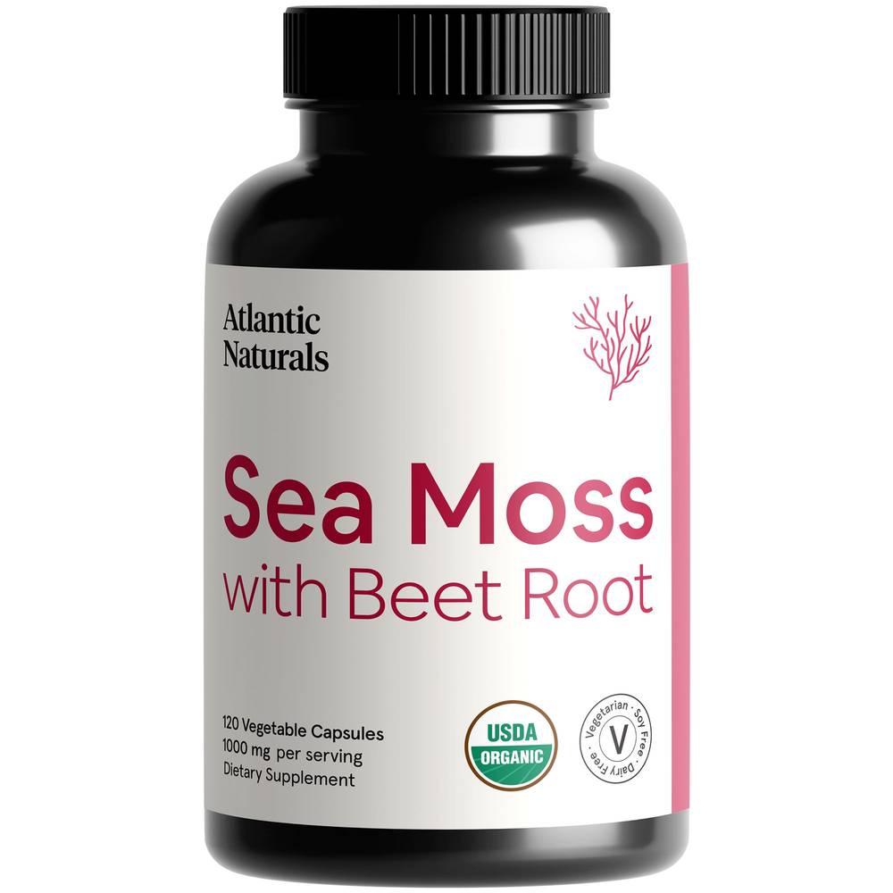 Atlantic Naturals Sea Moss Superfood Capsules 1000 mg (120 ct)