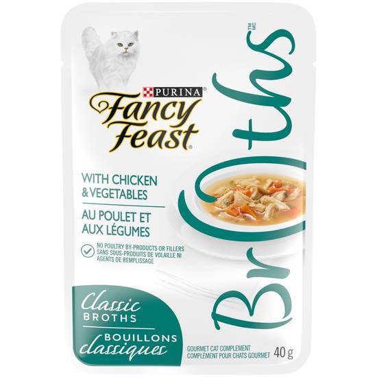 Purina Fancy Feast Classic Broths Chicken Vegetables (40 g)