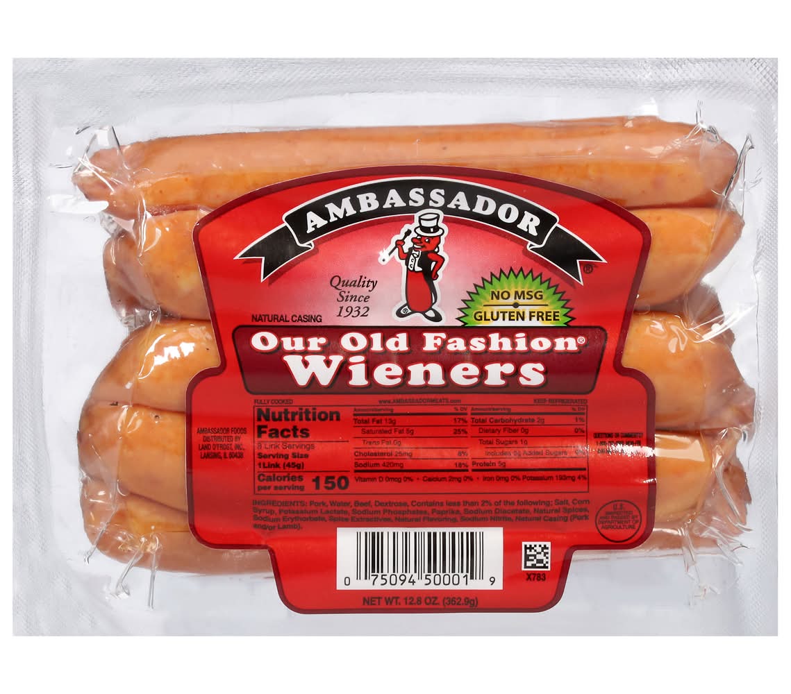 Ambassador Our Old Fashion Wieners (12.8 oz)