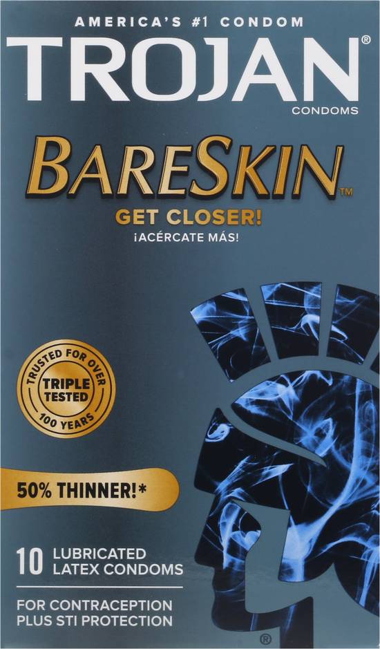 Trojan 40% Tiner Bareskin Condoms