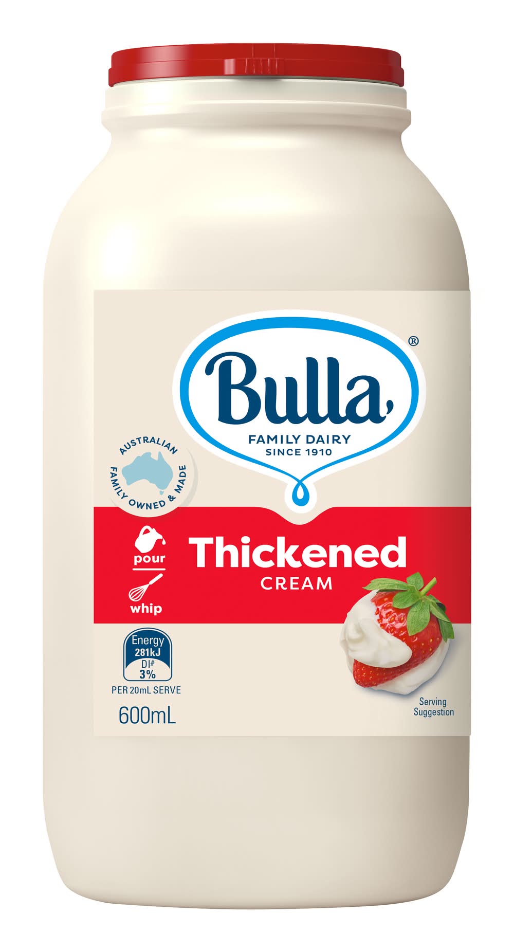 Bulla Thickened Cream (600mL)