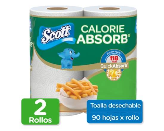 Scott toallas calorie absorb desechables